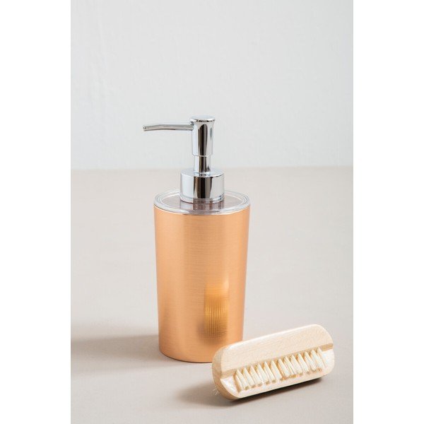 Plastikowy dozownik do mydła w kolorze złota Shine – Premier Housewares-image-1
