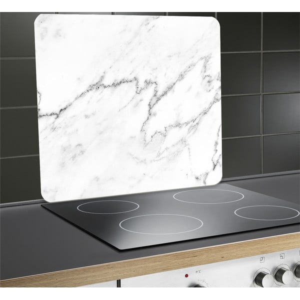 Płyta ochronna na ścianę przy kuchence ze szkła hartowanego 50x56 cm Marble – Wenko-image-4
