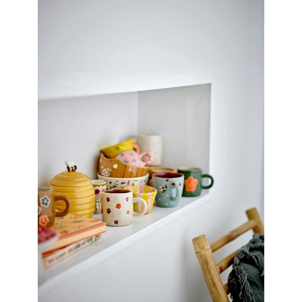 Beżowy kamionkowy kubek dla dzieci 130 ml Addy – Bloomingville Mini-image-2