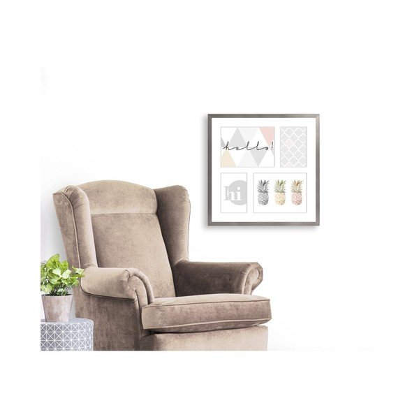 Szara ramka na 4 zdjęcia Styler Sanremo, 39x39 cm-image-1