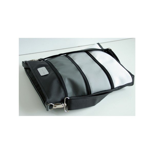 Biało-szara torebka Dara bags Dariana Big No.91-image-2