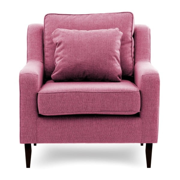 Różowy fotel Vivonita Bond