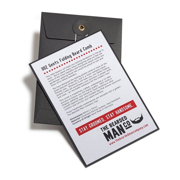 Składany grzebień do brody The Bearded Man Company-image-3