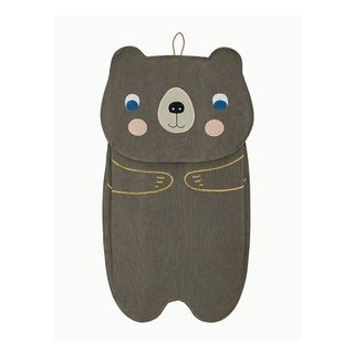 Brązowy tekstylny organizer wiszący Darling Bear – OYOY Mini