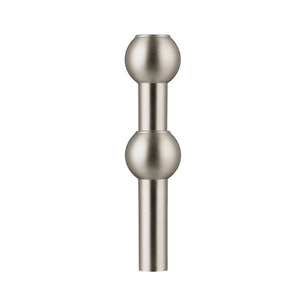 Metalowy wazon w kolorze matowego srebra (wysokość 10 cm) Nagel – STOFF Nagel