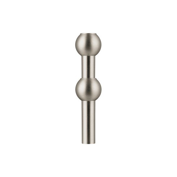 Metalowy wazon w kolorze matowego srebra (wysokość 10 cm) Nagel – STOFF Nagel