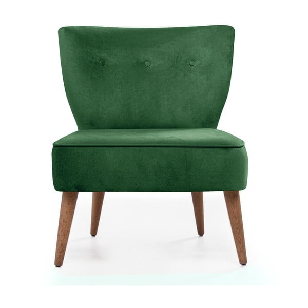 Zielony fotel tapicerowany Balcab Home Molly