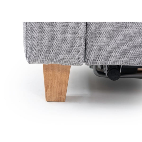 Jasnoszara rozkładana sofa Scandic Sonia-image-4