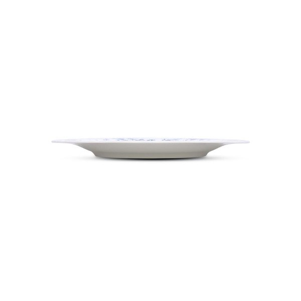Biały/niebieski porcelanowy talerz ø 27,5 cm Retro – BonBistro-image-4