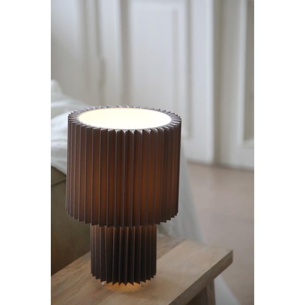 Szara lampa stołowa z tekstylnym kloszem (wysokość 32 cm) Catis – Markslöjd-image-3