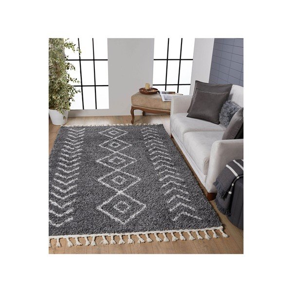 Szary dywan 230x160 cm Shaggy – Mila Home-image-1