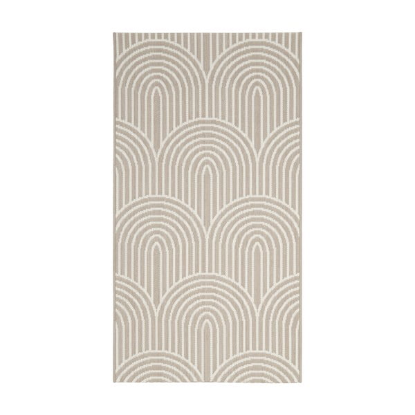 Jasnobeżowy dywan zewnętrzny Westwing Collection Arches, 80 x 150 cm