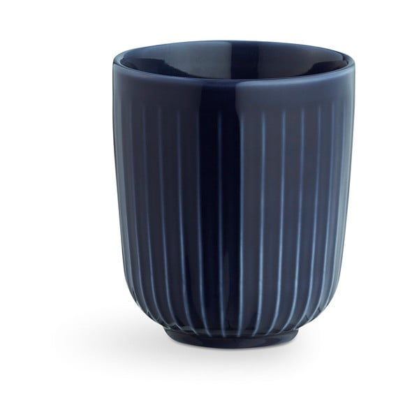 Ciemnoniebieski porcelanowy kubek Kähler Design Hammershoi, 300 ml