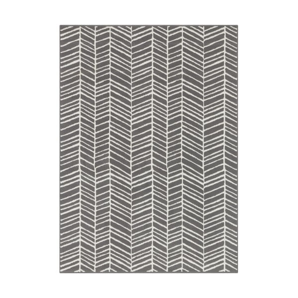 Szary dywan Ragami Velvet, 80x150 cm
