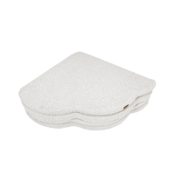 Biała mata do zabawy dla dzieci 160x160 cm – Meowbaby-image-2