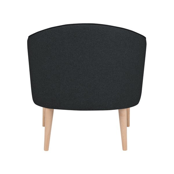 Czarny fotel Kooko Home Piri-image-2