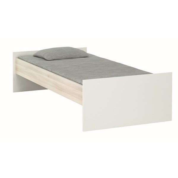 Białe łóżko Demeyere Heidi, 90x200 cm