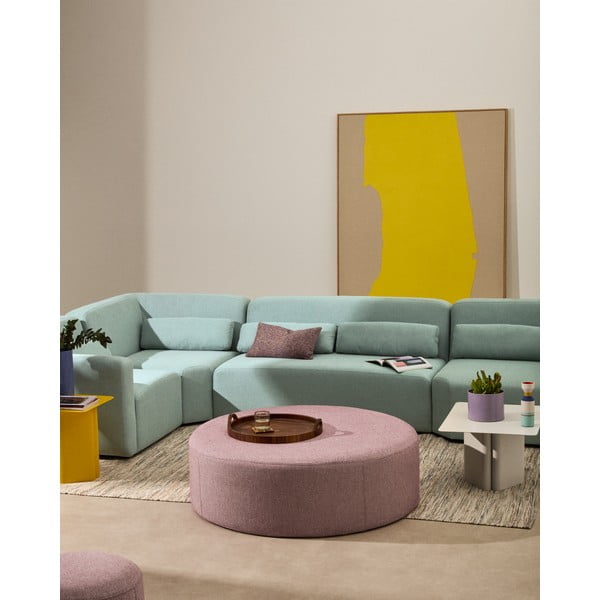 Fioletowy puf Kaeli – Kave Home-image-1