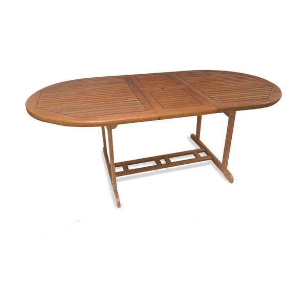 Rozkładany stół ogrodowy z drewna eukaliptusu Crido Consulting Eucalypt