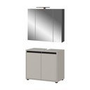 Szary zestaw łazienkowy Lemont – Germania