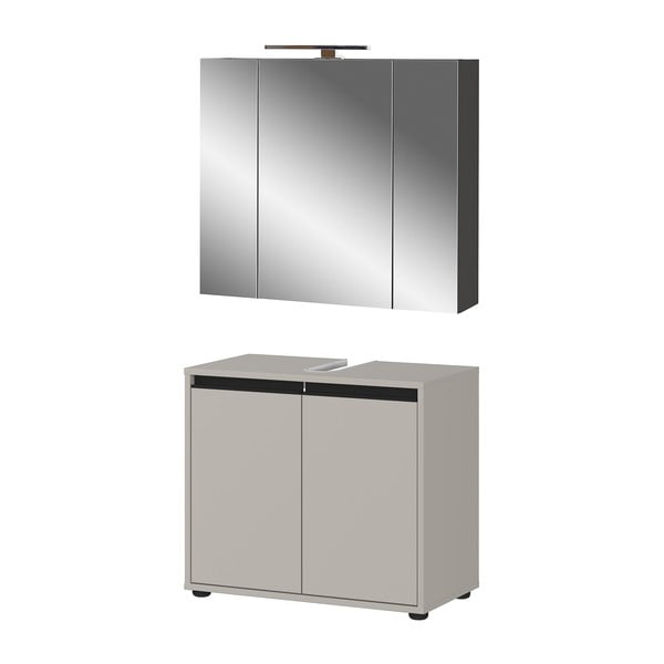 Szary zestaw łazienkowy Lemont – Germania