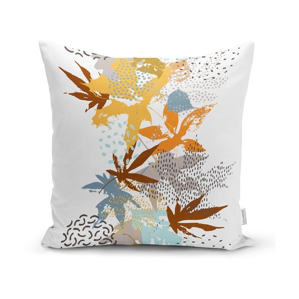 Zestaw 4 dekoracyjnych poszewek na poduszki Minimalist Cushion Covers Autumn Leaves, 45x45 cm-image-3