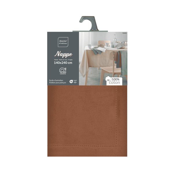 Bawełniany obrus odpowiedni do prania 140x240 cm Charline – douceur d'intérieur