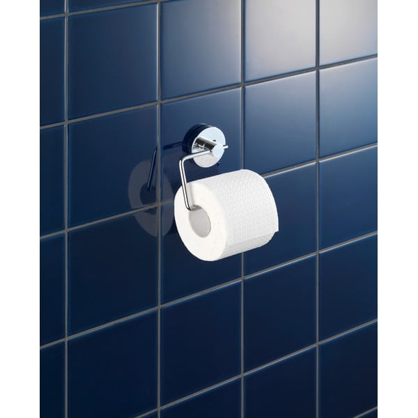 Uchwyt na papier toaletowy z przyssawką Wenko Vacuum-Loc, do 33 kg-image-1