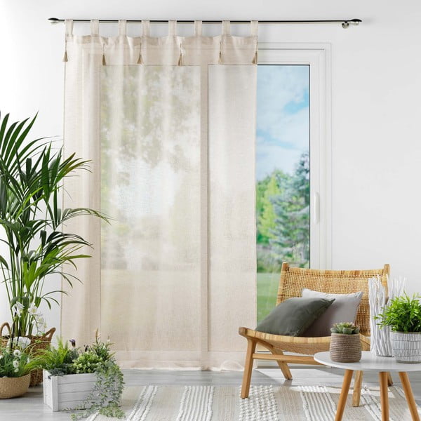 Beżowa firanka 140x240 cm Dalila – douceur d'intérieur-image-2