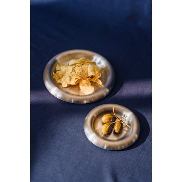 Talerze ze stali nierdzewnej w kolorze srebra zestaw 2 szt. ø 28 cm Roto – noo.ma-image-4