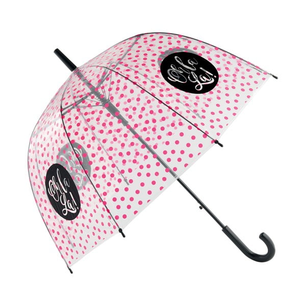 Przezroczysty parasol Birdcage Oh La La, ⌀ 103 cm