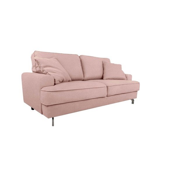 Różowa sofa trzyosobowa Kooko Home Rumba-image-2