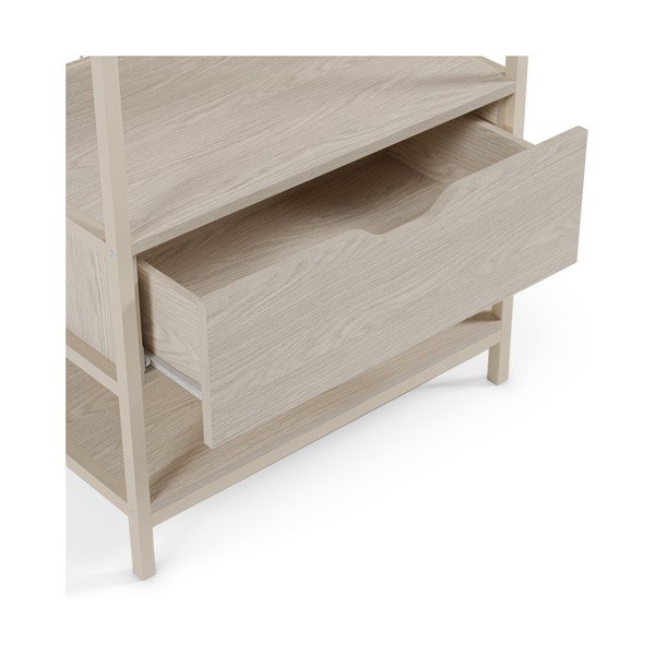 Kremowy stalowy regał 60x179,5x40 cm Amara – Marckeric-image-3