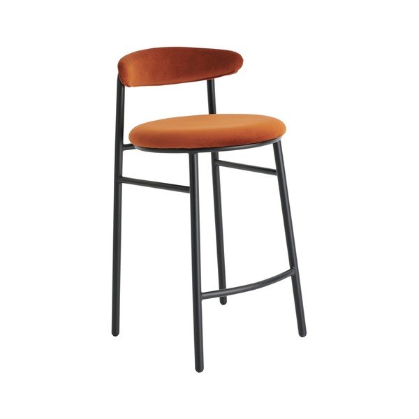 Koniakowy metalowy hoker (wysokość siedziska 66 cm) Doggi – Ellos Home