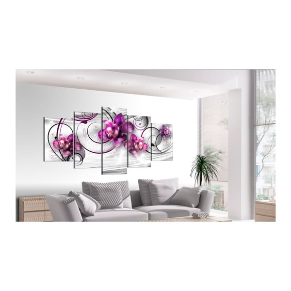 Obraz na płótnie Bimago Orchids and Pearls, 200x100 cm