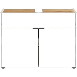 Biała szafka pod umywalkę 80x60 cm Forano – Germania