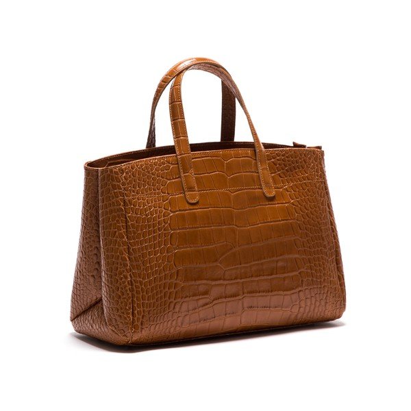 Torebka skórzana Anna Luchini 634 Cognac-image-2