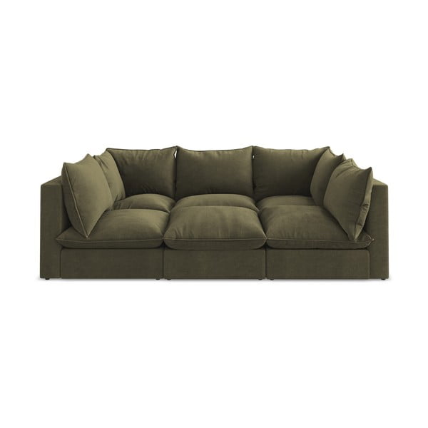 Sofa w kolorze khaki 255 cm Manao – Makamii