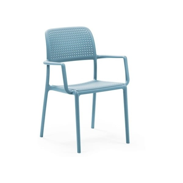 Jasnoniebieskie krzesło ogrodowe Nardi Garden Bora