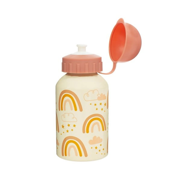 Pomarańczowo-różowa butelka dziecięca Sass & Belle Earth Rainbow, 250 ml-image-1