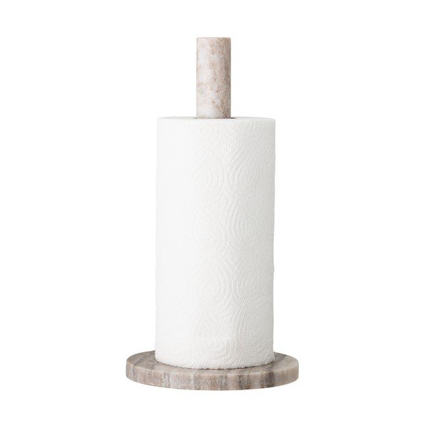 Marmurowy stojak na ręczniki papierowe w naturalnym kolorze ø 15 cm Emy – Bloomingville-image-3