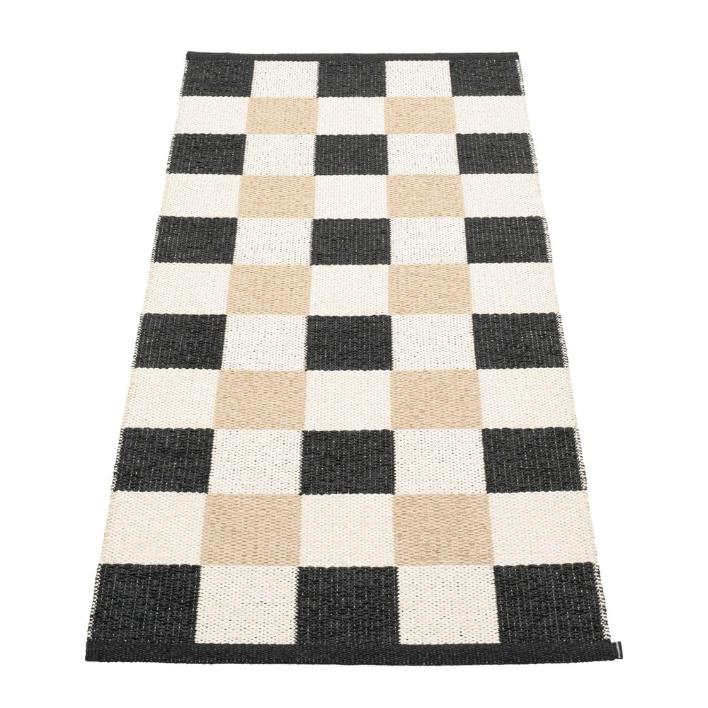 Czarno-kremowy chodnik odpowiedni na zewnątrz 70x160 cm Pix Black Vanilla – Pappelina