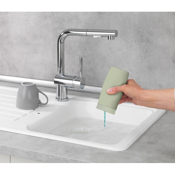 Zielony silikonowy dozownik do mydła Wenko Easy Squeez-e-image-1