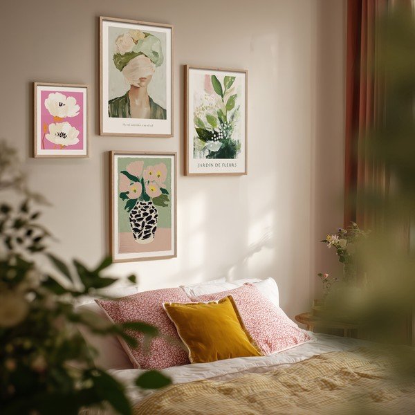 Obraz drukowany z ramą w zestawie 30x40 cm Peony Bloom – Styler-image-2