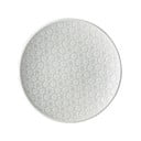 Biały talerz ceramiczny MIJ Star, ø 20 cm