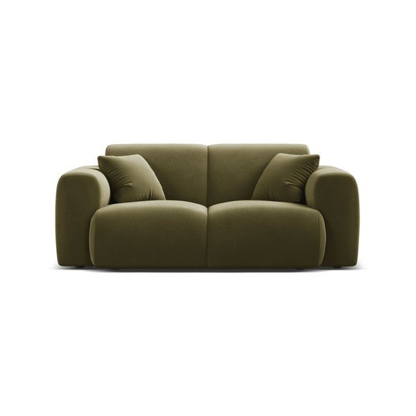 Aksamitna sofa w kolorze khaki 170 cm Molino – Micadoni -image-2