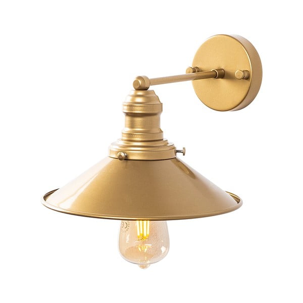 Kinkiet w kolorze złota ø 24 cm Conical – Opviq lights