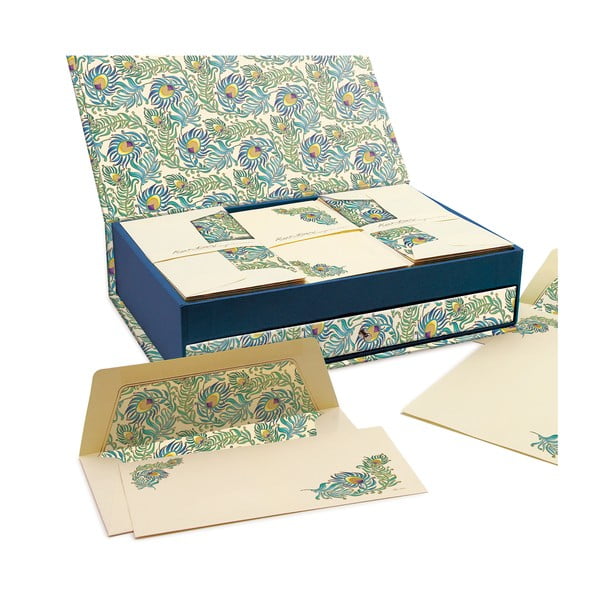 Papeteria z akcesoriami do pisania Peacock – Kartos-image-1