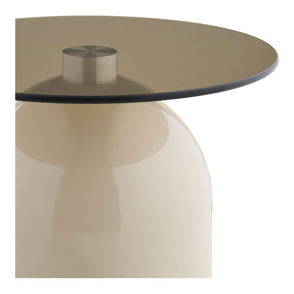 Okrągły stolik ze szklanym blatem ø 40 cm Ravello – House Nordic (zdjęcie 8)