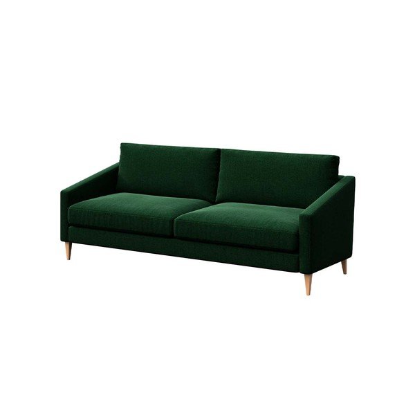 Ciemnozielona sofa 200 cm Karoto – Ame Yens-image-2